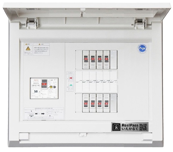 分電盤への貼付イメージ